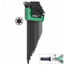 Wiha Torx® Ball End L-Key Set in ErgoStar Holder - Black Finish - 13 pcs - 36487